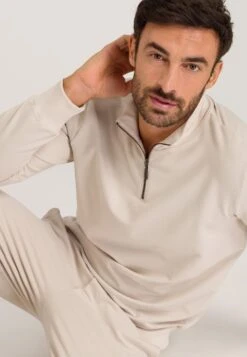 HANRO Natural Living - Sweater - Pumice 11 HANRO Natural Living - Sweater - Pumice -Herenmode 0e64e137434b4d3cb07a5c0bc731e089