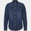 Pier One Denim - Overhemd - Blue Denim -Herenmode 14816eb33aa843d586d3ae8070a120b6