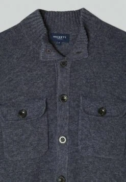 Hackett London Chest Pocket Fb - Vest - Charcoal Grey -Herenmode 150f6188f95c4b01a579d808824dbd80