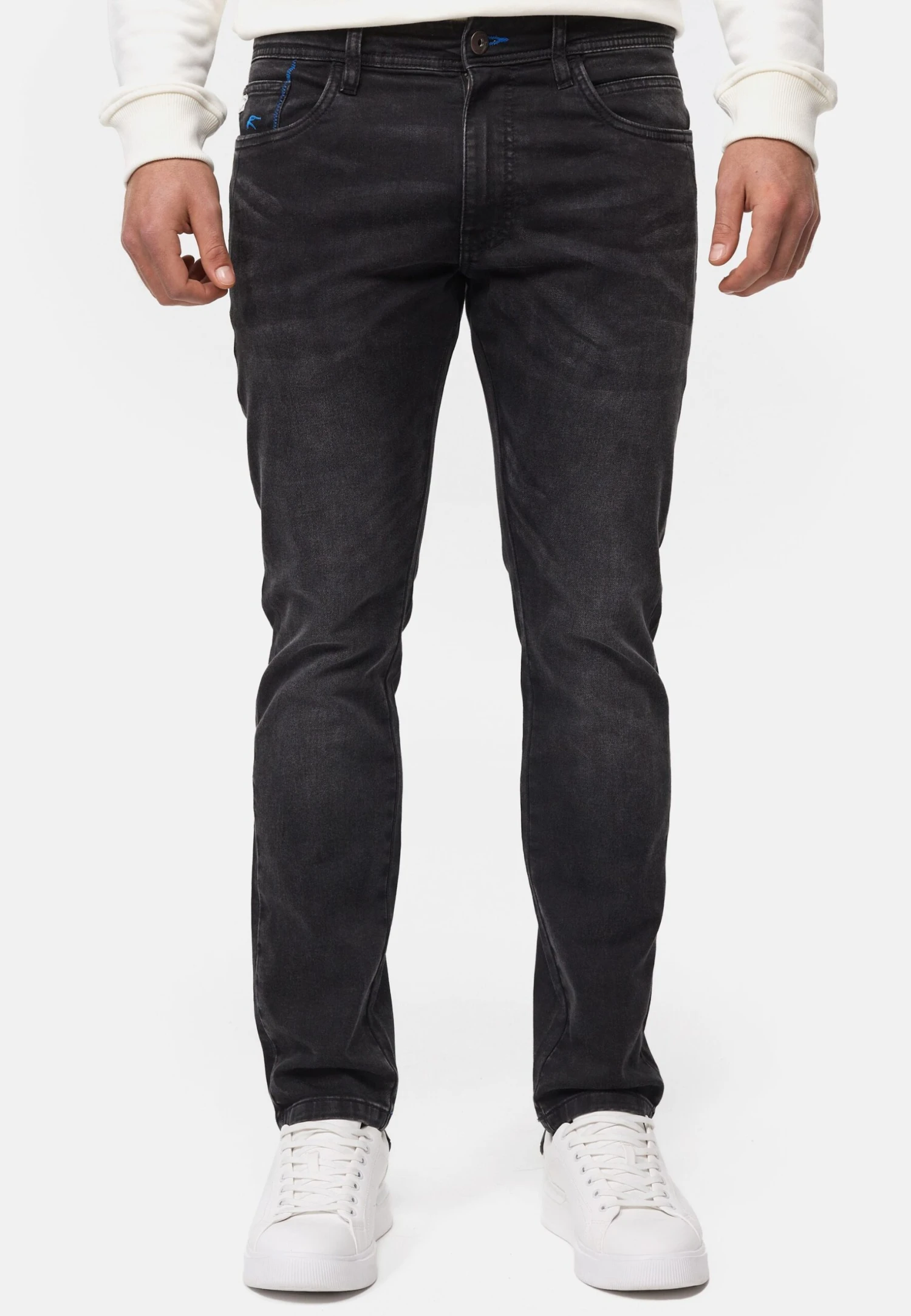 Indicode Jeans Incoil - Straight Leg Jeans - Vintage Black 3 Indicode Jeans Incoil - Straight Leg Jeans - Vintage Black