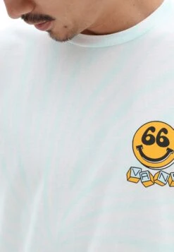 Vans Peace Tie Dye Ss - T-Shirt Print - Medium Blue -Herenmode 40e7e0618c0944a9866de97a12b49047