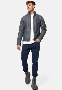 Indicode Jeans Brook - Imitatieleren Jas - Raven 7 Indicode Jeans Brook - Imitatieleren Jas - Raven -Herenmode 4dcc9a44afef4dc194de739312ea6972
