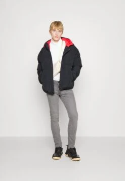 Jordan Puffer Jacket - Winterjas - Black/Fire Red -Herenmode 4decd73e0c04420bbca37ff94acc0c64