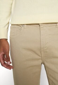 Pier One Slim Fit Jeans - Beige -Herenmode 5c0c3fb9ba344384b5ed37a30e251c8c