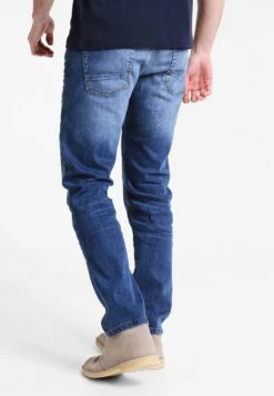 Pier One Straight Leg Jeans - Mid Blue -Herenmode 5d524dd56e4e4cb49222f420dc9cd917