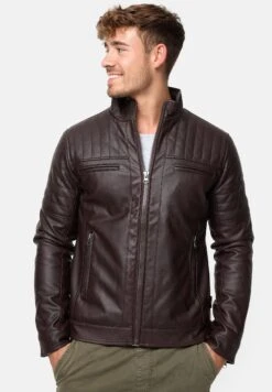 Indicode Jeans Brook - Imitatieleren Jas - Dark Brown 11 Indicode Jeans Brook - Imitatieleren Jas - Dark Brown -Herenmode 69876b049d9c4813b7e1a1c6840af91b