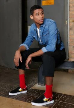 Vans Classic Slip-On- Instappers - Black/True White -Herenmode 6ea76d1182cb49fdbe36523e29b18d20