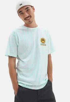 Vans Peace Tie Dye Ss - T-Shirt Print - Medium Blue -Herenmode 74a3fafbd57349c3928cb030183e80ee