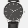 Pier One Horloge - Black/Silvercoloured