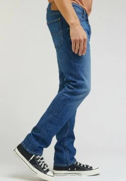 Lee Daren Zip Fly - Straight Leg Jeans - Blue Denim -Herenmode 8077482824c845d78b8706e60af13a33