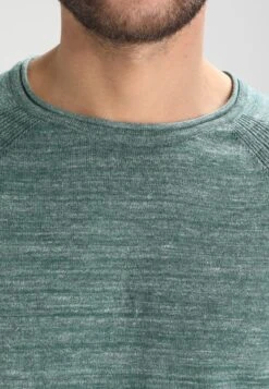 Pier One Trui - Mottled Green -Herenmode 81cbc155eccf4cbc8f0ce174921161cb