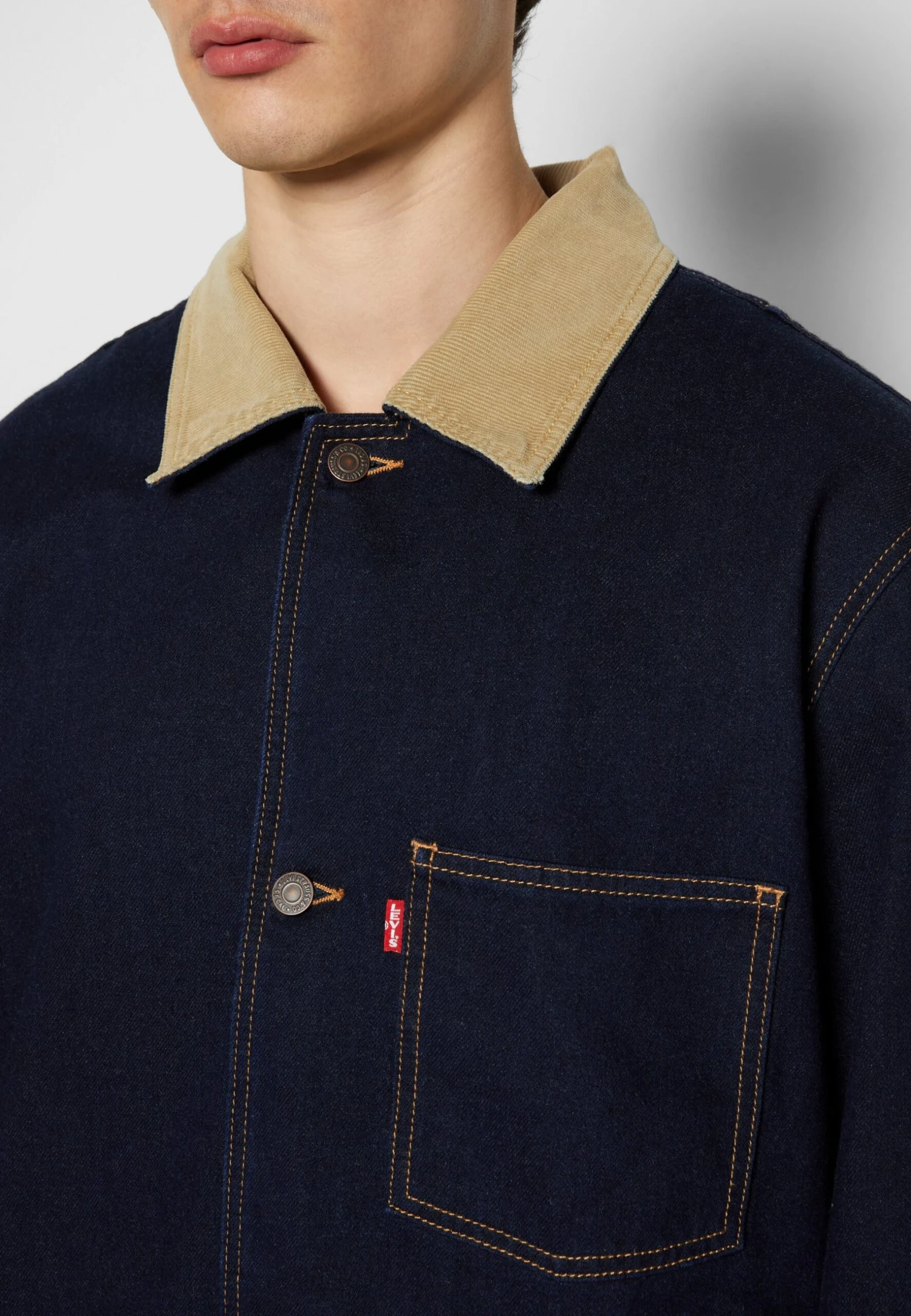 Cypress Chore Coat - Spijkerjas - Dark Indigo Rinse 9 Cypress Chore Coat - Spijkerjas - Dark Indigo Rinse - Afbeelding 7