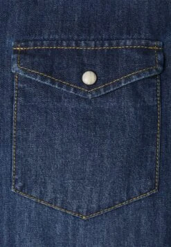 Pier One Denim - Overhemd - Blue Denim -Herenmode 85a20135117a44ad9b8c9b030f7ffdaa