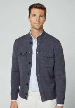 Hackett London Chest Pocket Fb - Vest - Charcoal Grey -Herenmode 9341542551b14631ab3fe3d99d088383