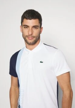 Lacoste Sport Tennis - Poloshirt - White/Navy Blue-Overview -Herenmode 946cce5a86c8451d9576e40ca56f3f16