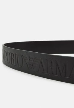 Emporio Armani Cintura Taglie Ardiglione Toungue Belt - Riem - Nero -Herenmode 95f4de50b38345abbf835ba9bc179397