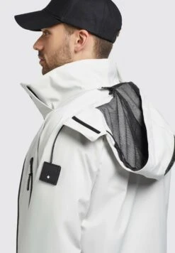 Khujo Adam - Regenjas - Hellgrau -Herenmode 968b2e5d73514f78bd69512b62270377