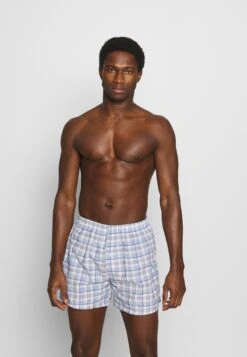 Pier One 5 Pack - Boxershort - Light Blue/White -Herenmode 99a4bd53733c43c3a89af2e6271e1a81