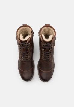 Pier One Leather - Veterboots - Brown -Herenmode 9cdda29c31d1480bad87b1b7287b863e