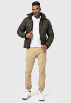 Indicode Jeans Hebert - Winterjas - Army -Herenmode 9e1b16a7f21442449a2b7e961a2d1465