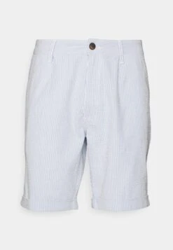 Pier One Pleated Seersucker Short - Shorts - Blue 10 Pier One Pleated Seersucker Short - Shorts - Blue -Herenmode a020ce1da6b84bd9bdafa40d5705abc0