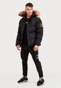 Oshawa Puffer Parka Jacket - Winterjas - Black -Herenmode a170abff66ed4ff7843b8b64cfa2771f