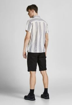 Jack & Jones Unifarbene Dex Mit Cargotaschen - Shorts - Schwarz -Herenmode a5054eba47b14da49563bf941fb04158