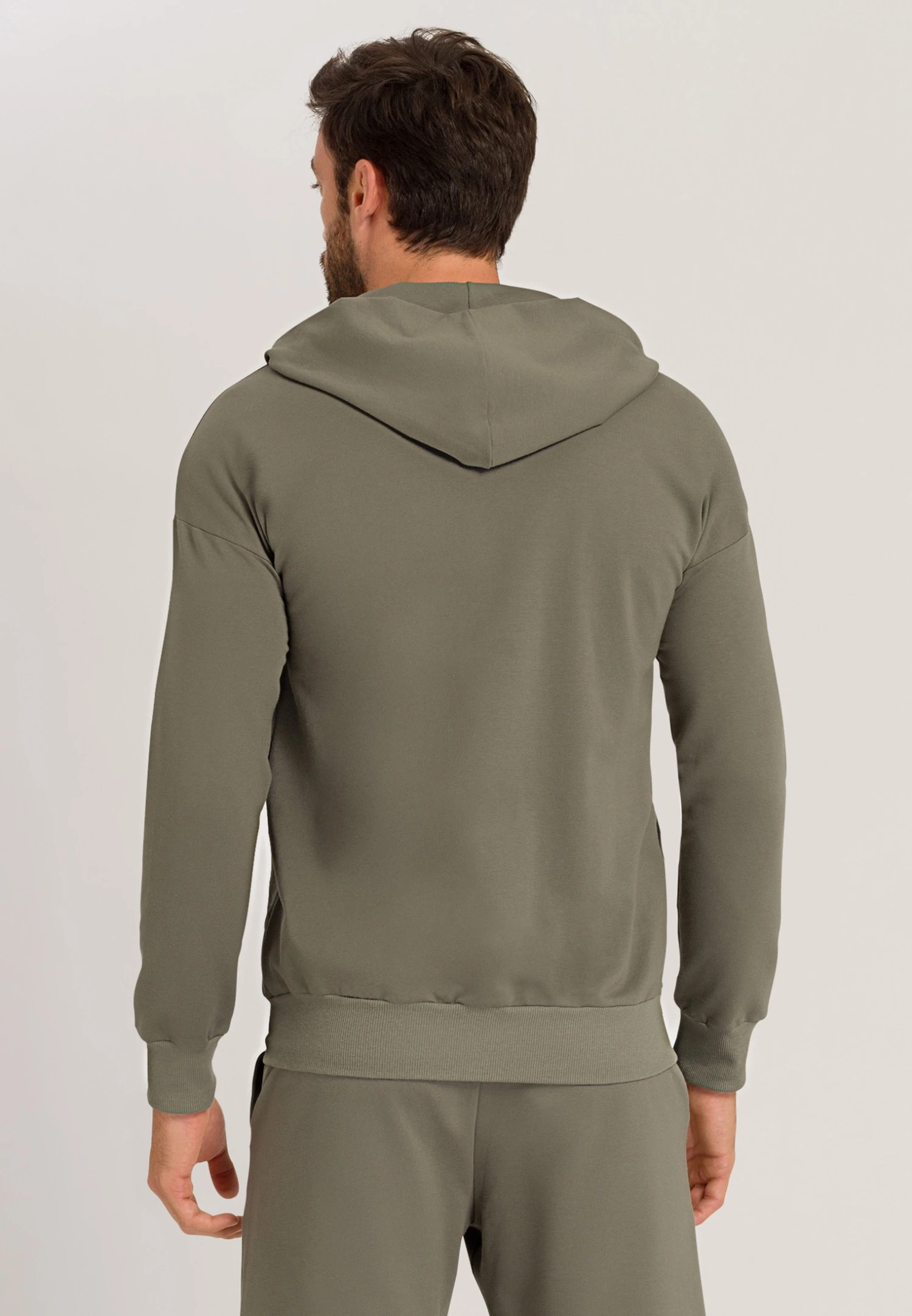 HANRO Natural Living - Sweater Met Rits - Antique Green 5 HANRO Natural Living - Sweater Met Rits - Antique Green - Afbeelding 3