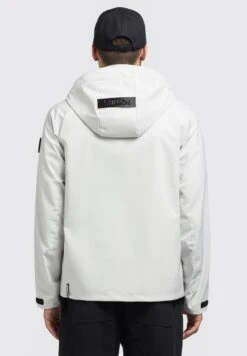 Khujo Adam - Regenjas - Hellgrau -Herenmode b7b0de9fc8704834b04290c425220e69