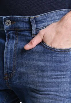 Pier One Straight Leg Jeans - Mid Blue -Herenmode b86dfcaf98354d35b01b30966e418ca1