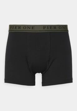 Pier One 5 Pack - Onderbroeken -Black/Khaki -Herenmode c508122088104e9f8a12580b12718802