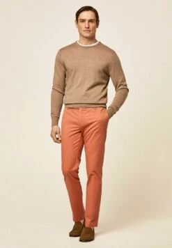 Hackett London Core Kensington - Chino - Orange -Herenmode c9500f107b8e42319b491ba0e6cdd497