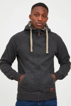 Blend Bhspeedy - Sweater Met Rits - Charcoal