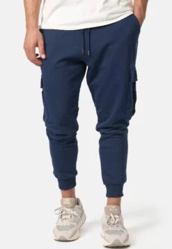 Indicode Jeans Bendner - Cargobroek - Navy -Herenmode cac71594b62043b58f936aa34bfb786b