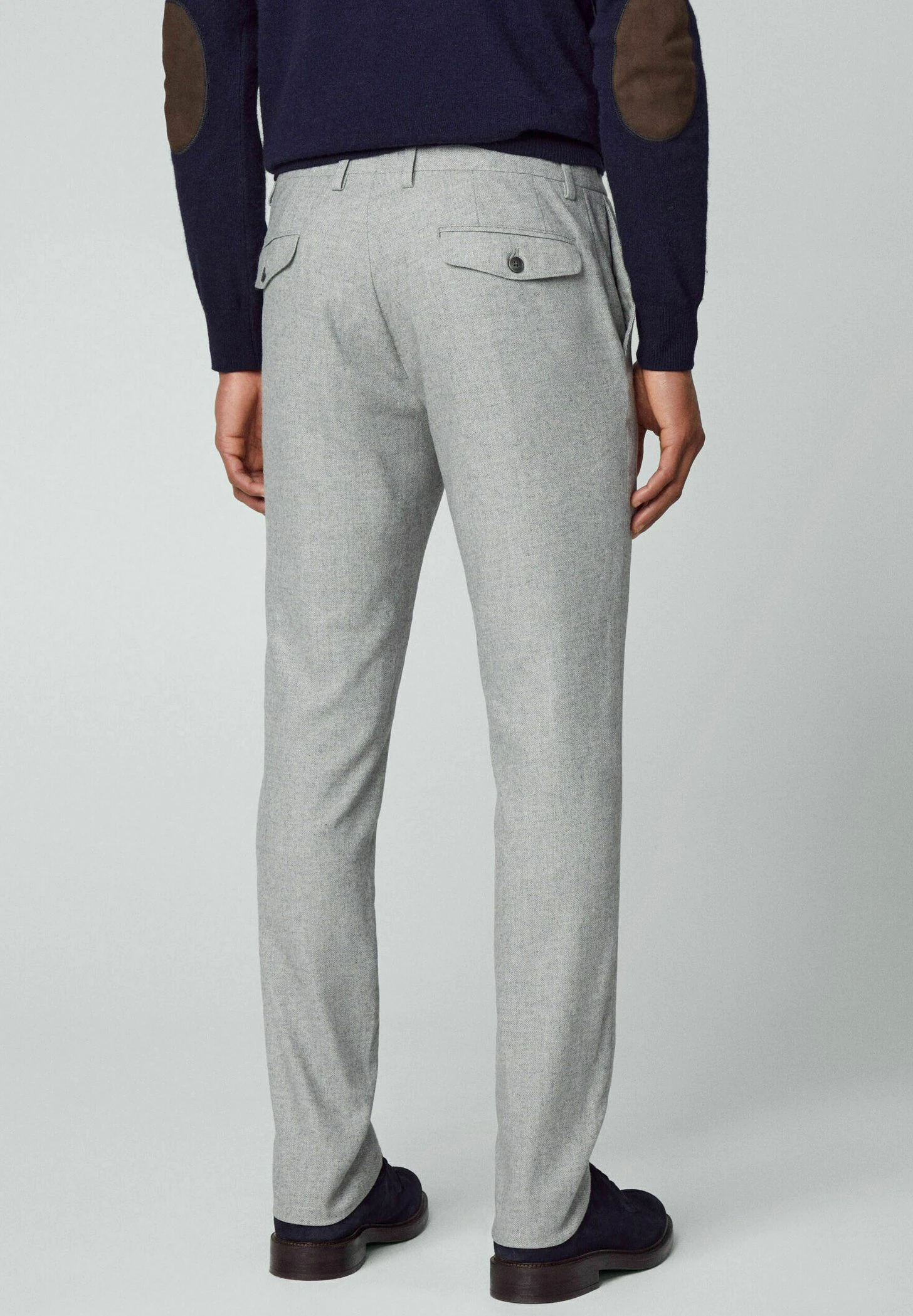 Hackett London Broken Twill Trs - Broek - Light Grey 5 Hackett London Broken Twill Trs - Broek - Light Grey - Afbeelding 3