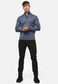 Indicode Jeans Gore - Trui - China Blue Mix -Herenmode d8d5da1a15a84918bc798ad789765569