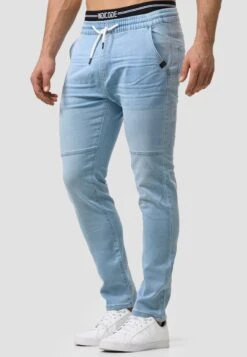 Indicode Jeans Fabrizio - Slim Fit Jeans - Dim Blue -Herenmode f75ca28c21e34a11ae9f403b2ea22aaf