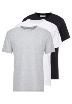 Pier One 3 Pack - T-Shirt Basic - White/Black/Light Grey 14 Pier One 3 Pack - T-Shirt Basic - White/Black/Light Grey -Herenmode f785e71fb58e4e639608a247ef343f6c