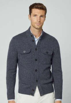 Hackett London Chest Pocket Fb - Vest - Charcoal Grey